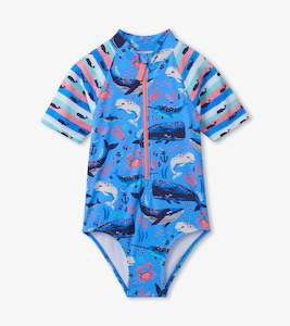 Hatley: Hatley | Aquatic Friends Rashguard One Piece