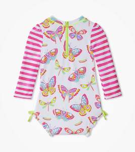 Hatley: Hatley | Botanical Butterflies Baby Rashguard Swimsuit
