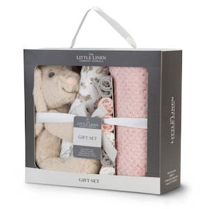 Soft Toys Teddies Soft Dolls: Little Linen | Boxed Gift Set - Harvest Bunny