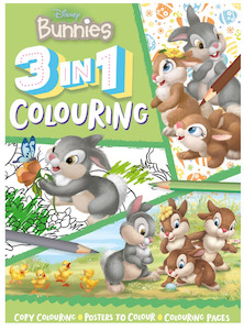 Disney Books: Disney Bunnies: 3 In 1 Colouring ( Easter)