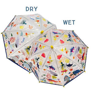Kids Umbrellas: Floss & Rock - Deep Sea - Colour Change Umbrella