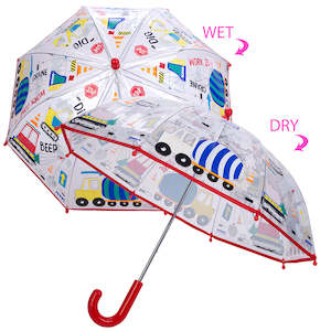 Kids Umbrellas: Colour Change umbrella | Construction | Floss & Rock