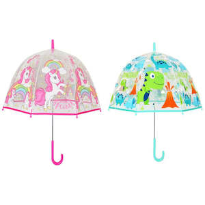 Kids Umbrellas: Childrens Manual Dome Umbrella 74cm Asstd Designs
