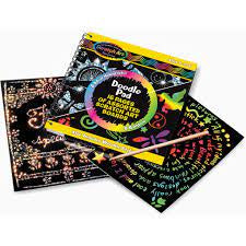 Melissa Doug: Melissa & Doug Melissa & Doug Scratch Art Doodle Pad Book