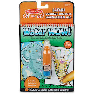 Melissa Doug: Melissa & Doug Water Wow Safari Connect The Dots