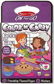 Melissa Doug: Colour N Carry- Friendship Themed pages