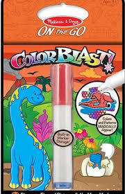 Melissa Doug: Melissa & Doug Dinosaurs Colorblast Book - ON the GO Travel Activity