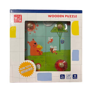 Bobi Toys | Bee Wooden Knob Puzzle