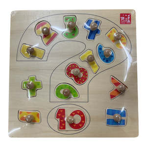 Bobi Toys | Wooden Numbers puzzle 1-10 RRP $24.99
