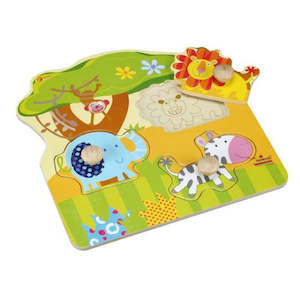 Childrens Wooden Puzzles: Classic World |Jungle Animal Puzzle