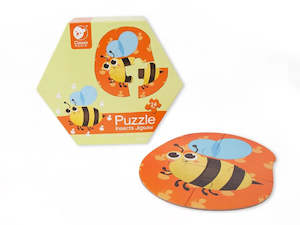 Childrens Wooden Puzzles: classic World | Insects Jigsaw Puzzles (6 x 4pc)