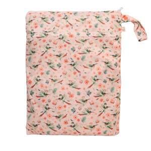 Nappy Time Nappy Bags: Nestling Double Pocket Wet Bag - Hummingbird