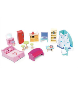 Le Toy Van Toys: LE TOY VAN - DELUXE STARTER FURNITURE SET 37pce