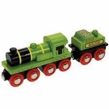 Hape Big Jigs Trains Railway Items: Big Jigs | Big Green Large Double Engine - Train