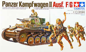 Models More: Tamiya 35009 German Panzer kampfwagen II Ausf. F/G 1/35 Scale Kit