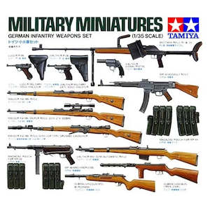 Models More: Tamiya | #35111. 1/35 German Infantry Weapons Set