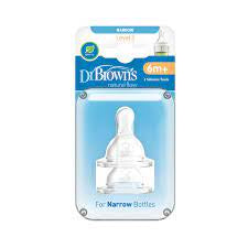 Bottles Feeding Etc: Dr Brown's | N/N Level 3 Teats - 6m+ 2pk