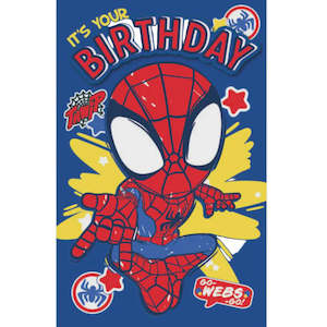 Spider-Man Birthday Card Premium