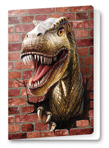 3D Dinosaurs Birthday card (new)