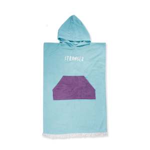 Hello Stranger: Hello Stranger | Poncho Towel - Turquoise - Purple