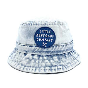 Renegade Hats: Little Renegade | Denim Bucket Hat -Ice