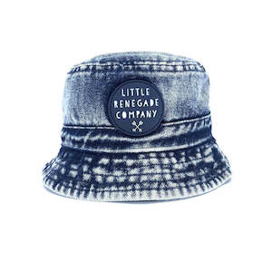 Renegade Hats: Little Renegade | Denim Bucket Hat - Indigo