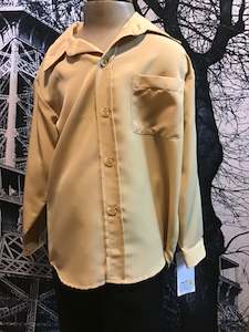 Childrens Formal Wear: Bamboo | Boys Mustard Formal Shirt Asst RRP $49.99