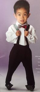 Childrens Formal Wear: Bamboo | Cute Boys Cupid range Navy overalls