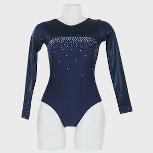 PW Dance | Adult's Gymnastics Leotard - Navy GY360-3