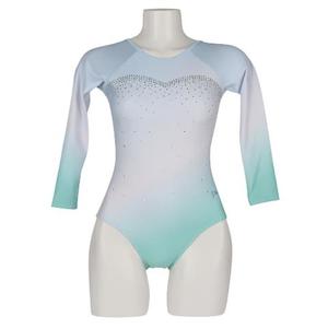 Dance Gymnastics Wear: GY924-1 Child Aqua Leotard