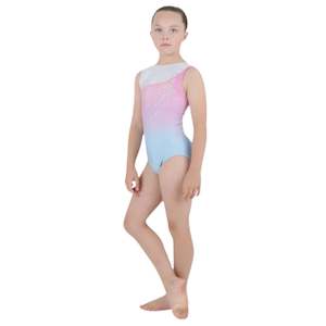 SGY915-S Spangle Child Gymnastics leotard Azalea