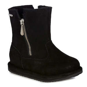 Emu Australian Boots Shoes Winter: EMU - Kids - Arden WATERPROOF - Black sheepskin boots