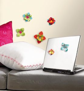 RoomMates 3D Flower 3-D Wall Decals RRP $29.99