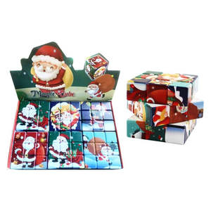 Christmas: Xmas Puzzle Cube 3x3 57mm