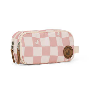 Bags Pencil Cases Homework Bags: Crywolf | Fable Pencil Case-Pink Check