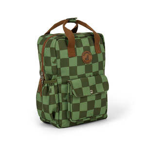 Bags Pencil Cases Homework Bags: Crywolf | Mini Backpack - Green Check