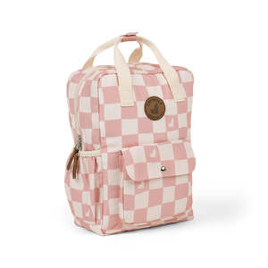 Bags Pencil Cases Homework Bags: Crywolf | Mini Backpack - Pink Check
