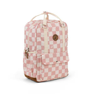 Bags Pencil Cases Homework Bags: Crywolf | Knapsack - Pink Check