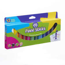 Arts And Crafts: Little Brian | Paint Sticks Classic 12 Pack
