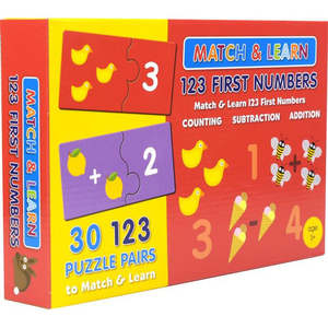 Puzzles: 123 FIRST NUMBERS MATCH AND LEARN BOX SET