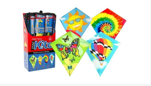 Outdoor Beach Toys: 1pce Diamond Kite Single Line
