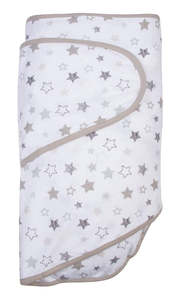 Sleeptime Bedding And Blankets: Miracle Blanket - Grey Stars