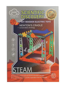 Science: Science Discovery DIY Wooden Newton's Cradle