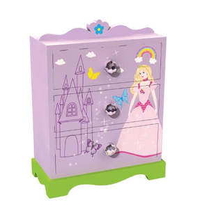 Fairy Stuff: Fairytale Princess Three Drawer Wardrobe - Lilac