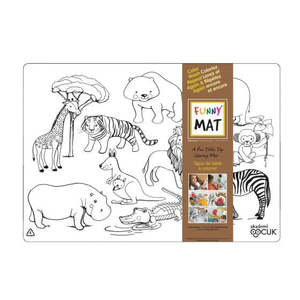 Colouring: Funny Mat Large - Wild Animals