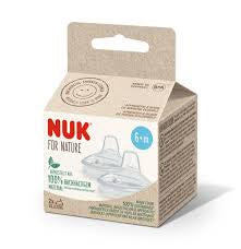 Bottles Feeding Etc: NUK: For Nature Replacement Silicone Spout (2 Pack)