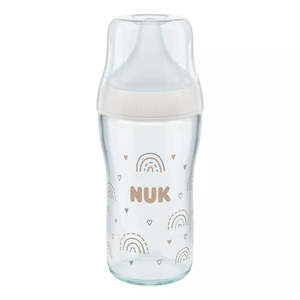 Bottles Feeding Etc: NUK Perfect Match Glass Bottle Temperature Control | Anti Colic Vent