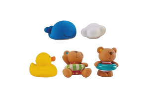 Hape Toys: Hape: Teddy And Friends Squirt