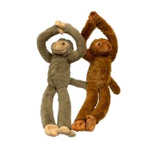 Mr Soft Toy Plush Hanging Monkey assorted