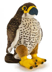 Soft Toys Teddies Soft Dolls: Sound Puppet | Karearea (NZ Falcon) Soft Toy w/ Real Sound